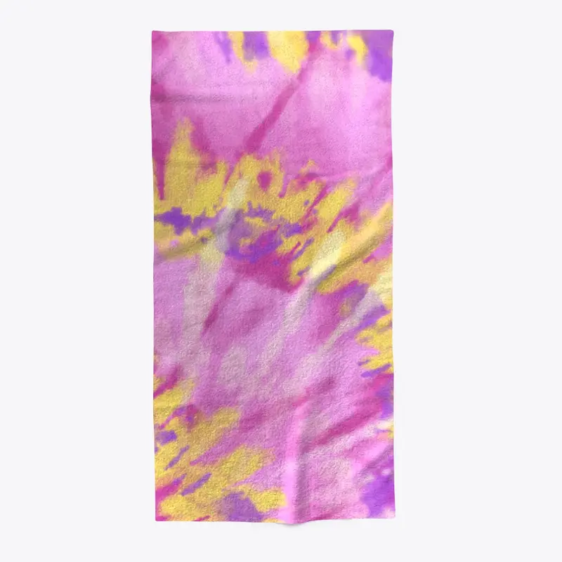 Tie Dye Pink and Yellow