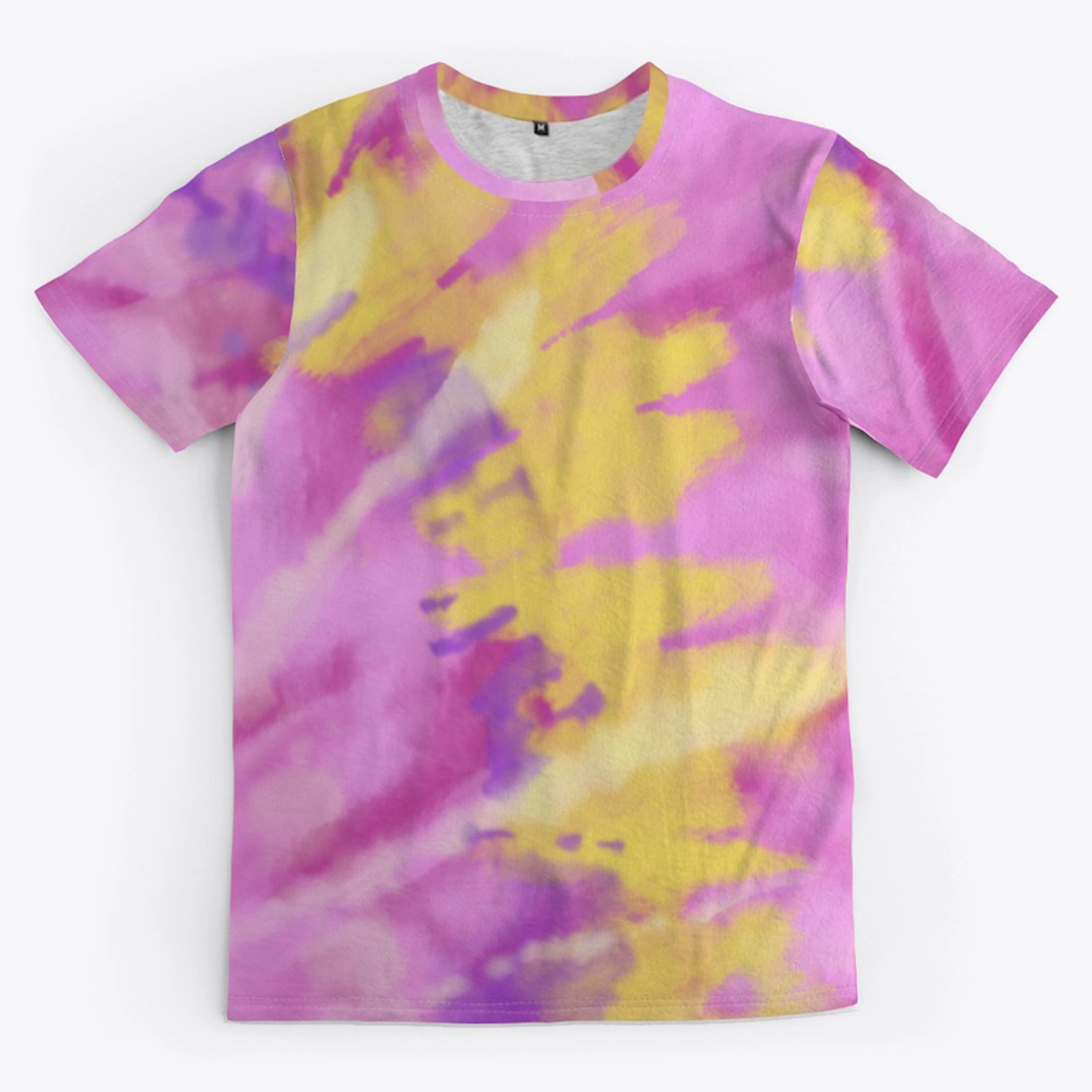 Tie Dye Pink and Yellow